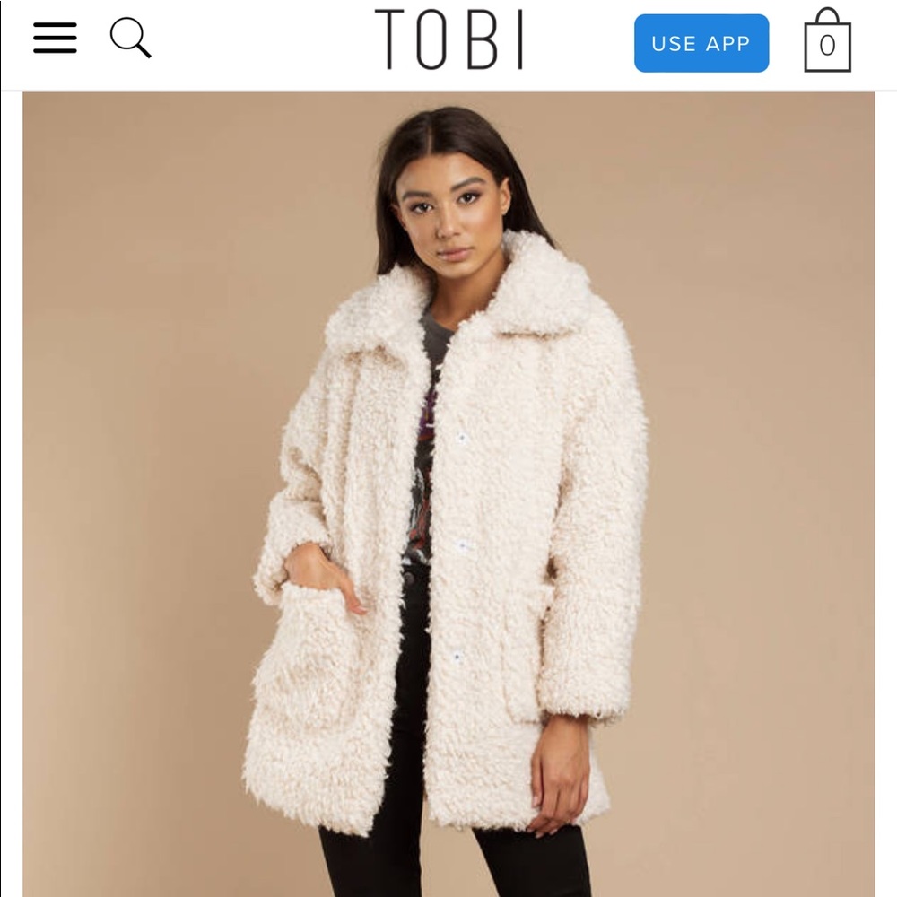 Lost + Wander Teddy Jacket - XS- NWT